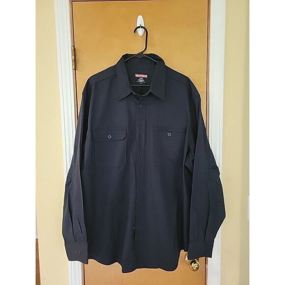 Craftsman Button Down Shirt Men's Size Blue XXL Business Casual Long Sleeve - Picture 1 of 5
